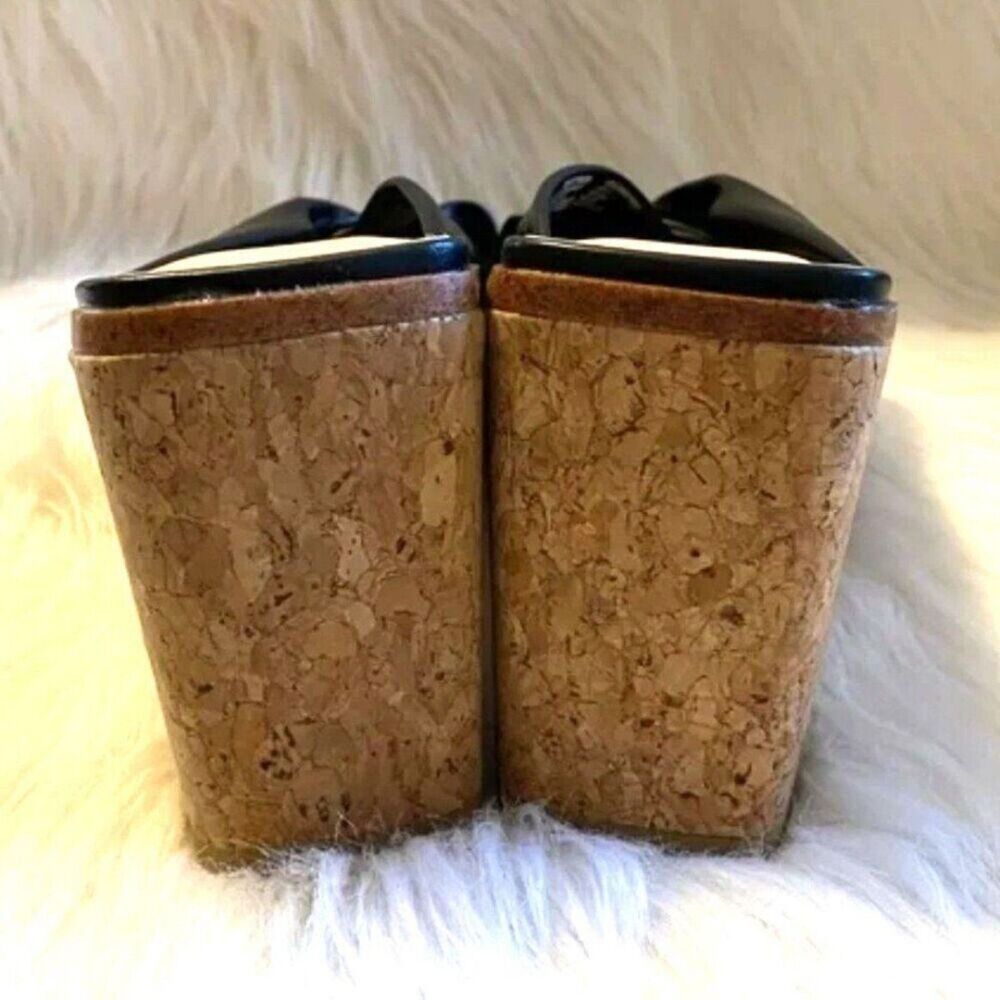 Size: 9 . Wedge High Heel Sandals ...... Black . Time and Tru . New w/ Tags - Picture 9 of 10